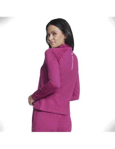 Skechers skech-knits ultra go 1/4 zip lt4-pnk różowe s