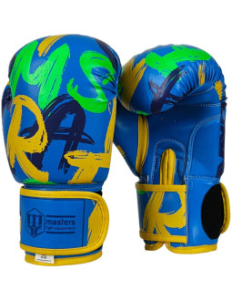 Rękawice bokserskie masters rpu-vibez 10 oz blue