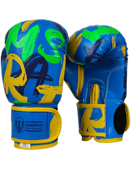 Rękawice bokserskie masters rpu-vibez 10 oz blue