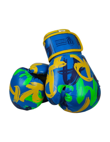 Rękawice bokserskie masters rpu-vibez 10 oz blue