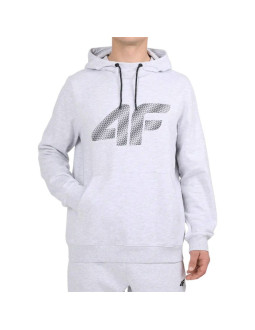 Bluza męska 4f m2548 chłodny jasny szary melanż 4fwmm00tswsm2548 27m