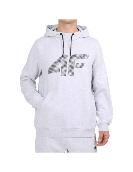 Bluza męska 4f m2548 chłodny jasny szary melanż 4fwmm00tswsm2548 27m