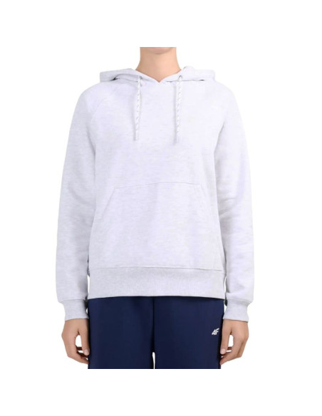 Bluza damska 4f f2536 chłodny jasny szary melanż 4fwmm00tswsf2536 27m