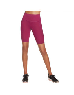 Skechers go walk high waisted bike short w3sh53-mag różowe xs