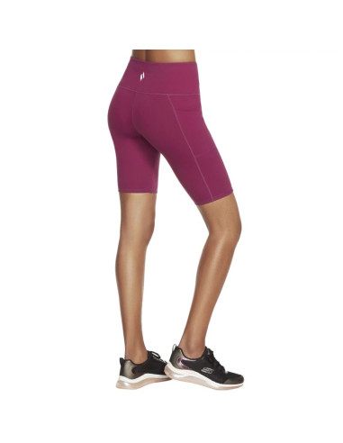Skechers go walk high waisted bike short w3sh53-mag różowe xs