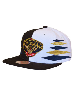 Czapka z daszkiem mitchell & ness nba diamond cut new orleans pelicans - hhss1093-nopyypppbkwh