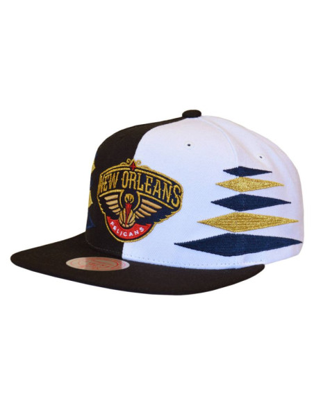 Czapka z daszkiem mitchell & ness nba diamond cut new orleans pelicans - hhss1093-nopyypppbkwh
