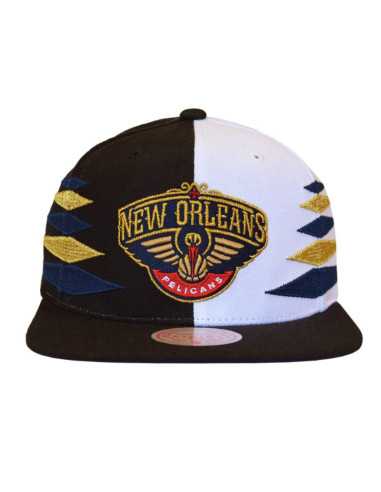 Czapka z daszkiem mitchell & ness nba diamond cut new orleans pelicans - hhss1093-nopyypppbkwh