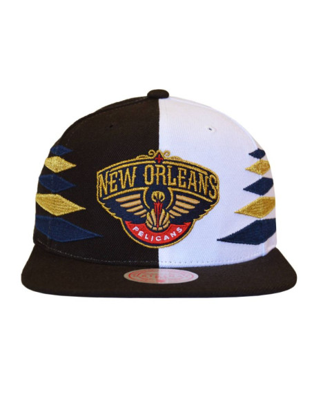 Czapka z daszkiem mitchell & ness nba diamond cut new orleans pelicans - hhss1093-nopyypppbkwh