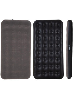 Materac flokowany 1-osobowy szary 191x99x22cm 24638 2