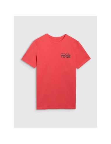 T-shirt regular z nadrukiem męski 4f 4fwss25ttshm1984-63s