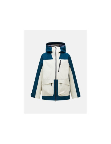Kurtka narciarska peak performance vertical gore-tex 3l jacket - infinity teel/sand fog