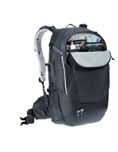 Plecak rowerowy - deuter trans alpine 24 black