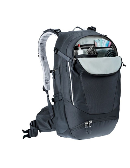 Plecak rowerowy - deuter trans alpine 24 black