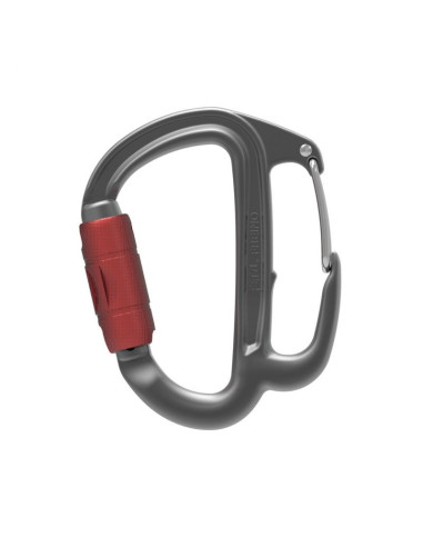 Petzl m042aa00 karabińczyk do wspinaczki zapięcie z blokadą w kształcie litery d aluminium szary 1 szt.