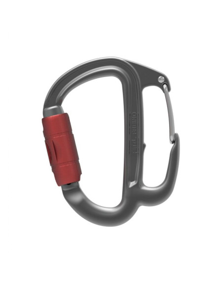 Petzl m042aa00 karabińczyk do wspinaczki zapięcie z blokadą w kształcie litery d aluminium szary 1 szt.
