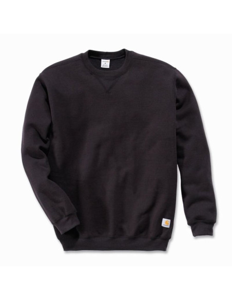 Bluza bez kaptura carhartt midweight crewneck sweatshirt - black
