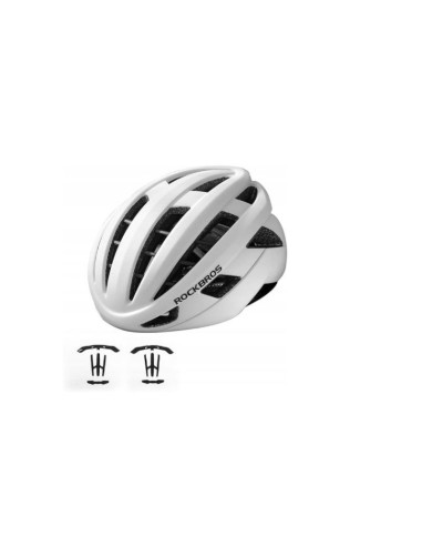 Rockbros kask rowerowy 10110039007 biały l (58-62)