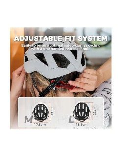 Rockbros kask rowerowy 10110039007 biały l (58-62) 2