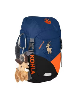 Plecak dla dziecka kohla happy 10l - navy peony/caviar/red orange