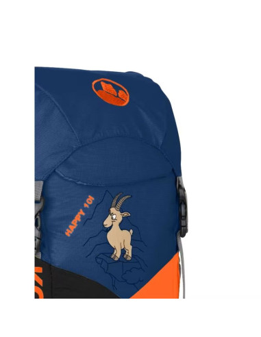 Plecak dla dziecka kohla happy 10l - navy peony/caviar/red orange