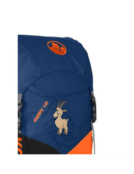 Plecak dla dziecka kohla happy 10l - navy peony/caviar/red orange