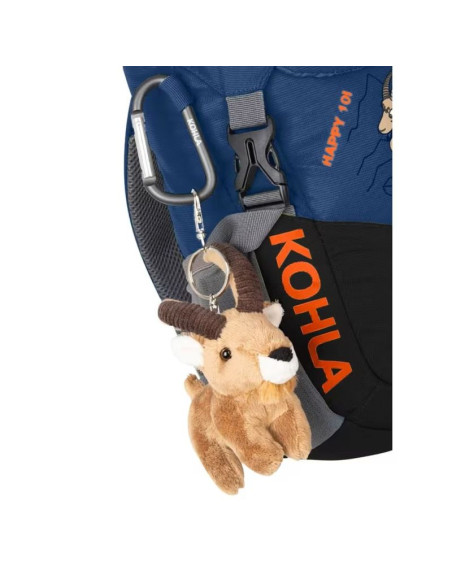 Plecak dla dziecka kohla happy 10l - navy peony/caviar/red orange