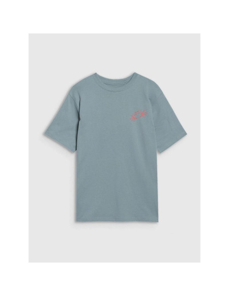 T-shirt oversize z nadrukiem chłopięcy 4f 4fjwss25ttshm1914-46s