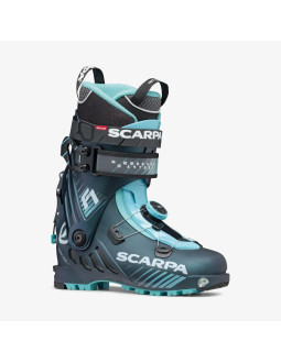Buty damskie skitourowe scarpa f1 - anthracite/aqua