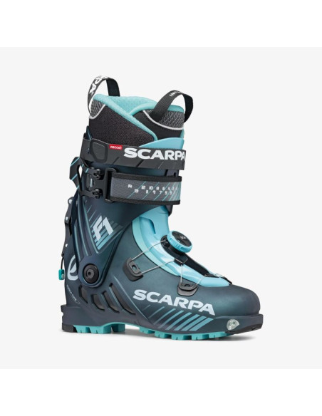 Buty damskie skitourowe scarpa f1 - anthracite/aqua
