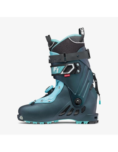 Buty damskie skitourowe scarpa f1 - anthracite/aqua
