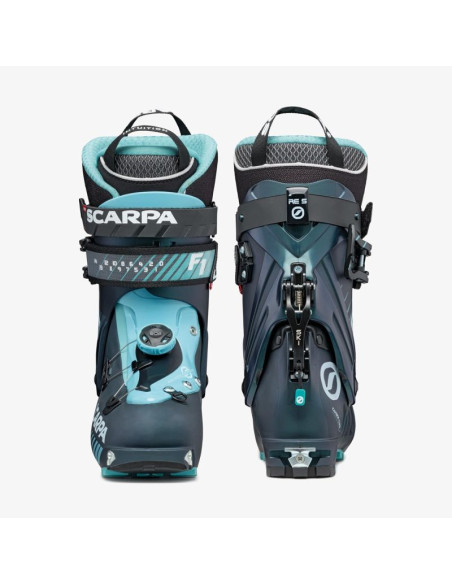 Buty damskie skitourowe scarpa f1 - anthracite/aqua