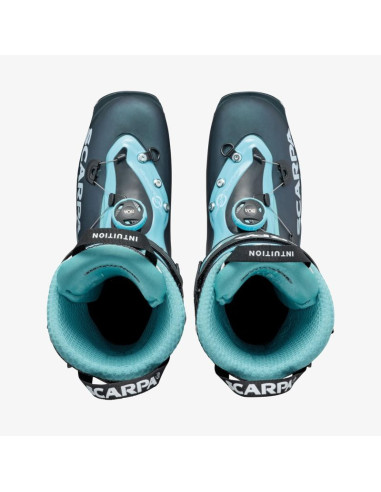 Buty damskie skitourowe scarpa f1 - anthracite/aqua