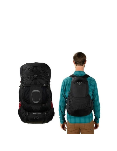 Plecak trekkingowy osprey aether plus 85 czarny l/xl