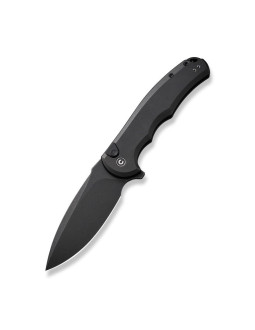 Nóż civivi button lock praxis aluminum all black