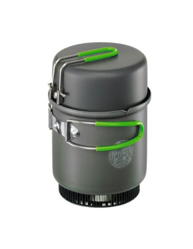 Optimus 8020707 kampingowy przybór kuchenny zestaw 0,95 l szary