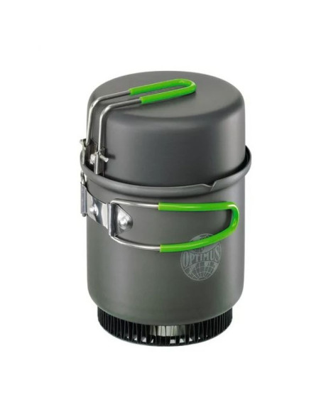 Optimus 8020707 kampingowy przybór kuchenny zestaw 0,95 l szary