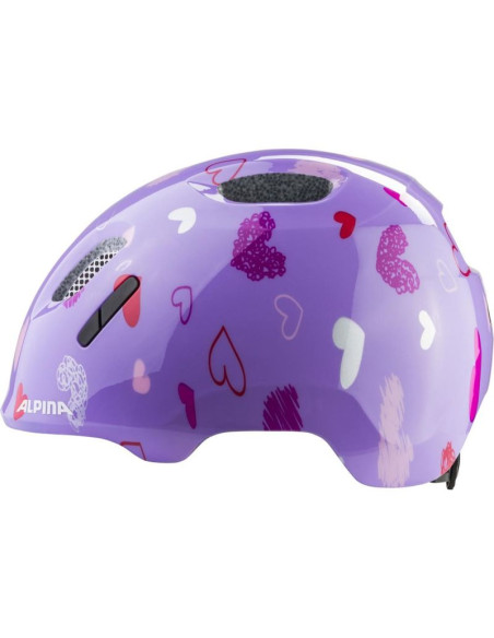 Kask rowerowy alpina ximo 2 purple hearts gloss 49-54