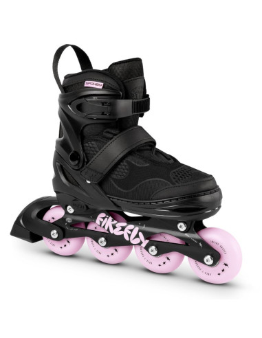 Firefly łyżworol 35-38 bk/pk