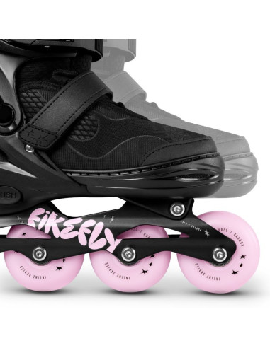 Firefly łyżworol 35-38 bk/pk