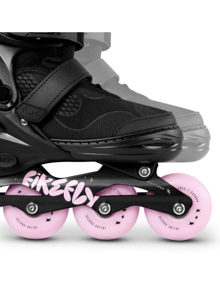 Firefly łyżworol 35-38 bk/pk