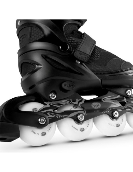 Firefly łyżworol 35-38 bk/wh