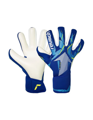 Rękawice bramkarskie reusch fastgrip advance junior niebieskie 5672200 4994