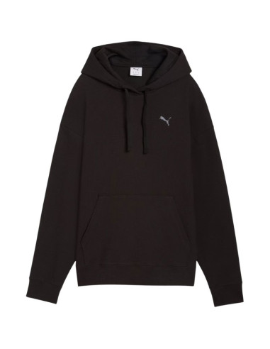 Bluza damska puma ess elevated comfort hoodie czarna 691814 01