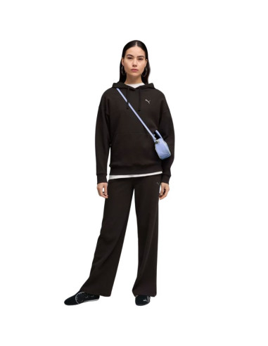 Bluza damska puma ess elevated comfort hoodie czarna 691814 01