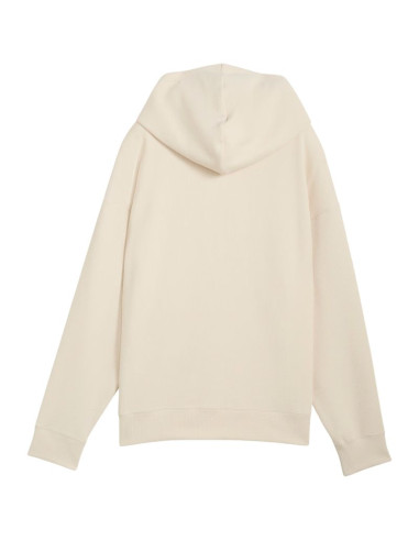 Bluza damska puma ess elevated comfort hoodie kremowa 691814 87