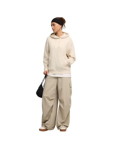 Bluza damska puma ess elevated comfort hoodie kremowa 691814 87