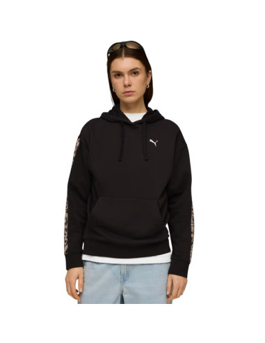 Bluza damska puma ess graphic animal comfort hoodie czarna 691822 01