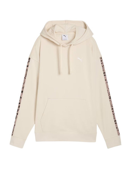 Bluza damska puma ess graphic animal comfort hoodie beżowa 691822 87