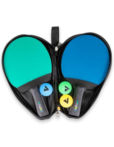 Zestaw do tenisa stołowego joola colorato duo 2 rakietki 3 piłeczek i pokrowiec